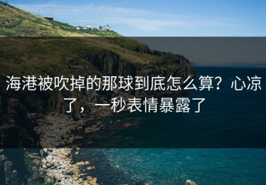 海港被吹掉的那球到底怎么算？心凉了，一秒表情暴露了
